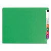 Smead File Folder End Tab, Green, PK100 25110